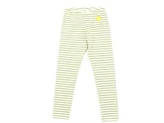 Wood Wood leggings Ira offwhite/olive stripes